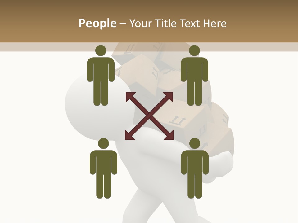 White Fragile Transport PowerPoint Template