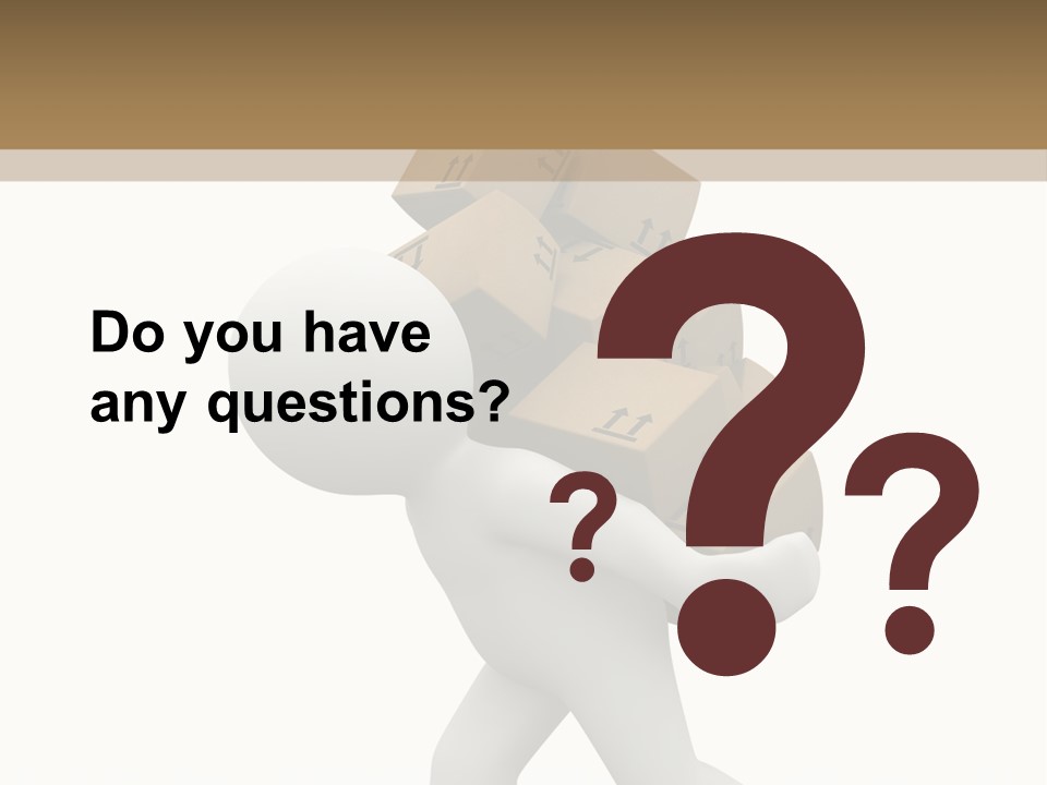 White Fragile Transport PowerPoint Template