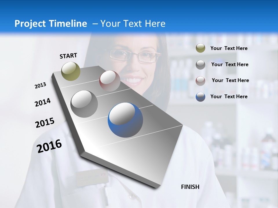 Hospital Mri Pill PowerPoint Template