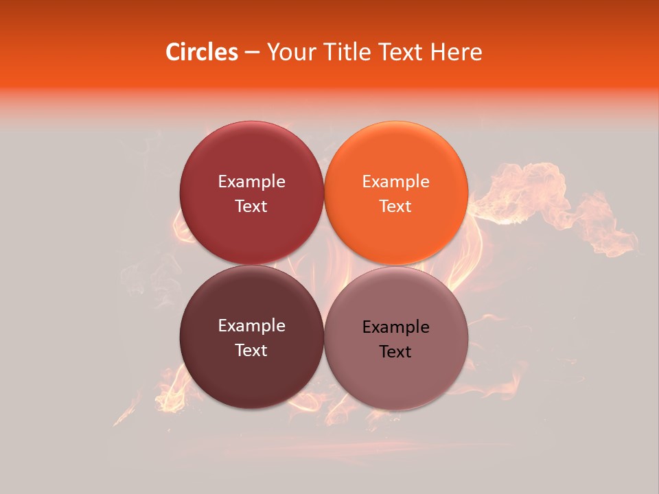 Galloping Power Idea PowerPoint Template