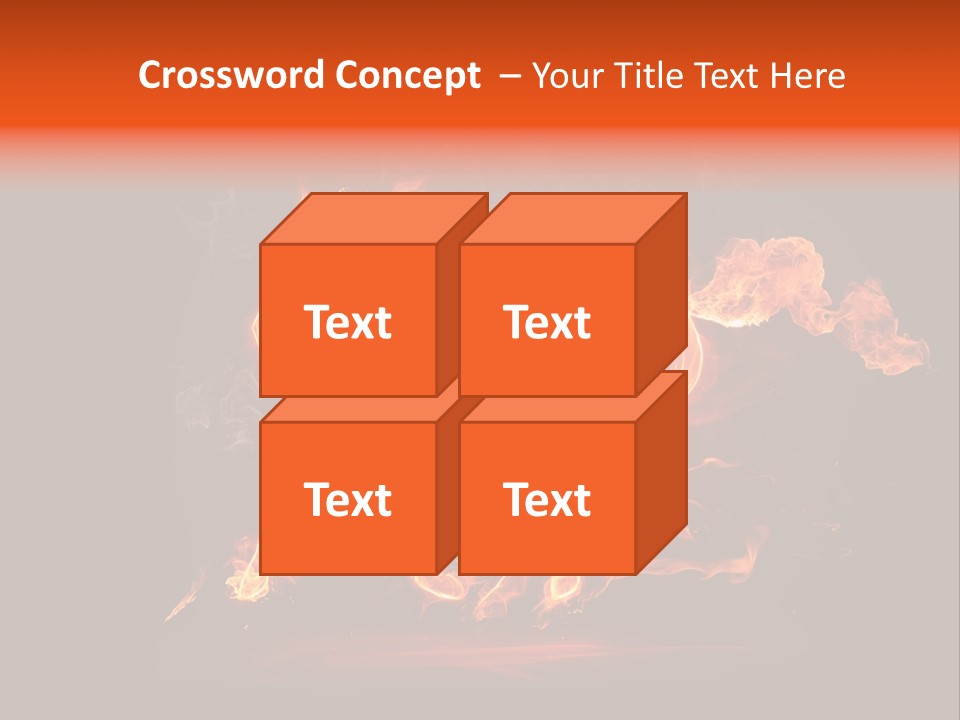 Galloping Power Idea PowerPoint Template