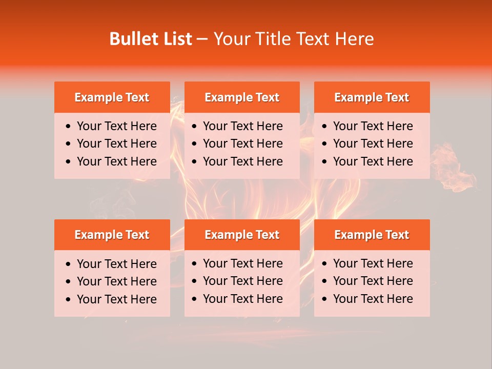 Galloping Power Idea PowerPoint Template