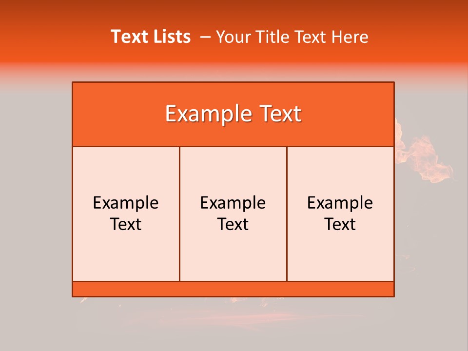 Galloping Power Idea PowerPoint Template