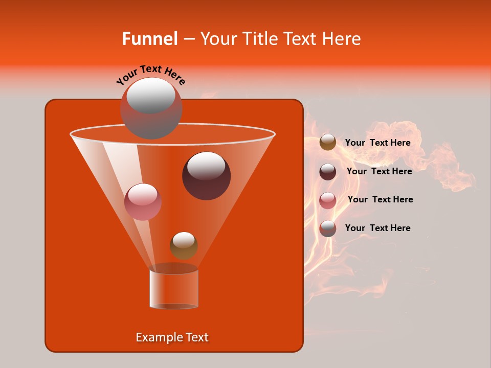 Galloping Power Idea PowerPoint Template