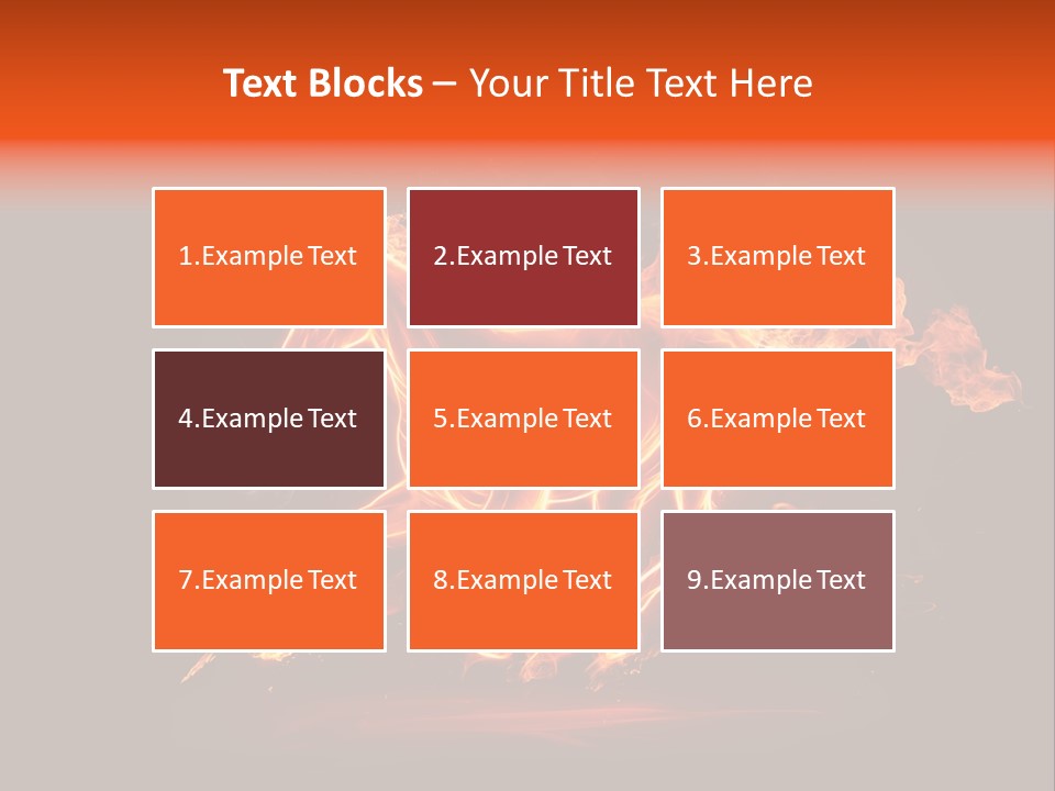 Galloping Power Idea PowerPoint Template