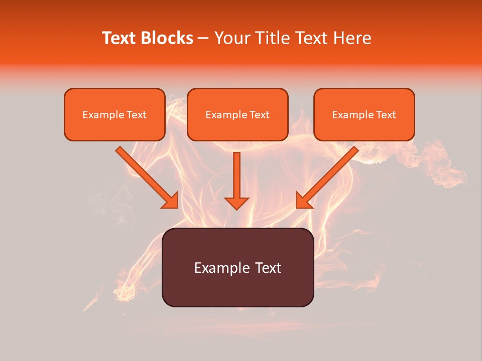 Galloping Power Idea PowerPoint Template