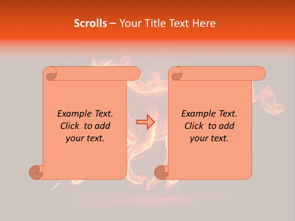 Galloping Power Idea PowerPoint Template