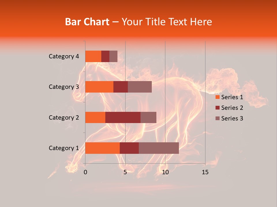Galloping Power Idea PowerPoint Template