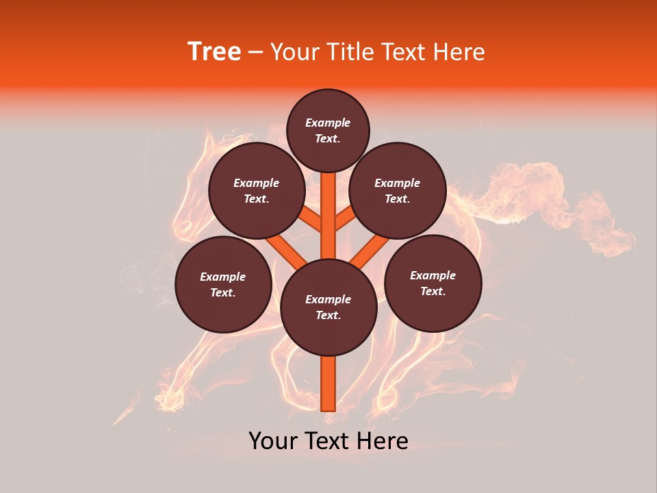 Galloping Power Idea PowerPoint Template