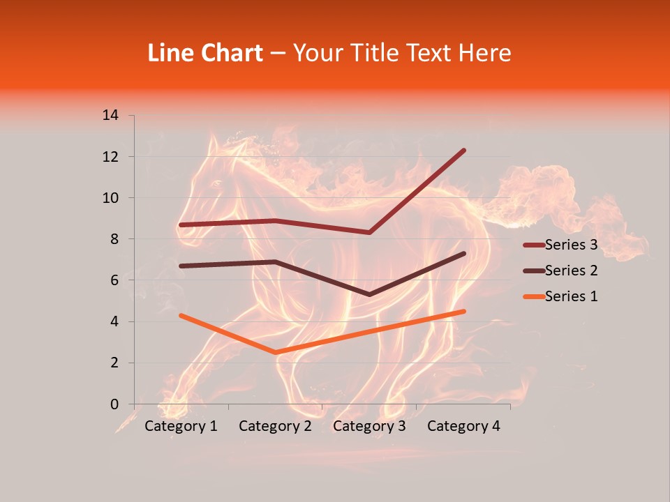Galloping Power Idea PowerPoint Template