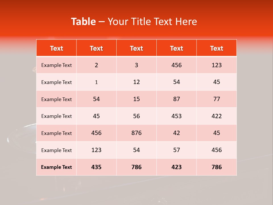 Table Eon Book PowerPoint Template
