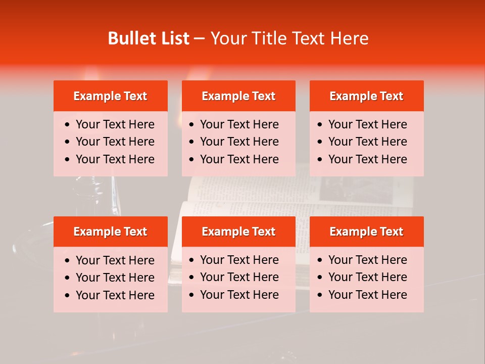 Table Eon Book PowerPoint Template