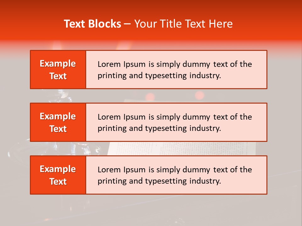 Table Eon Book PowerPoint Template