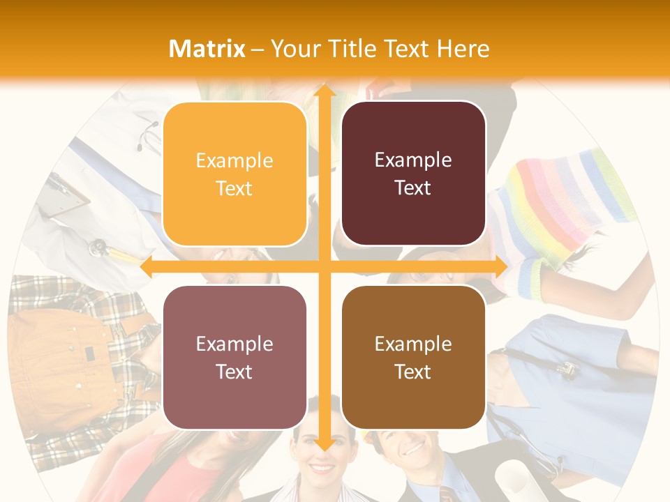 Team Meeting Throng PowerPoint Template