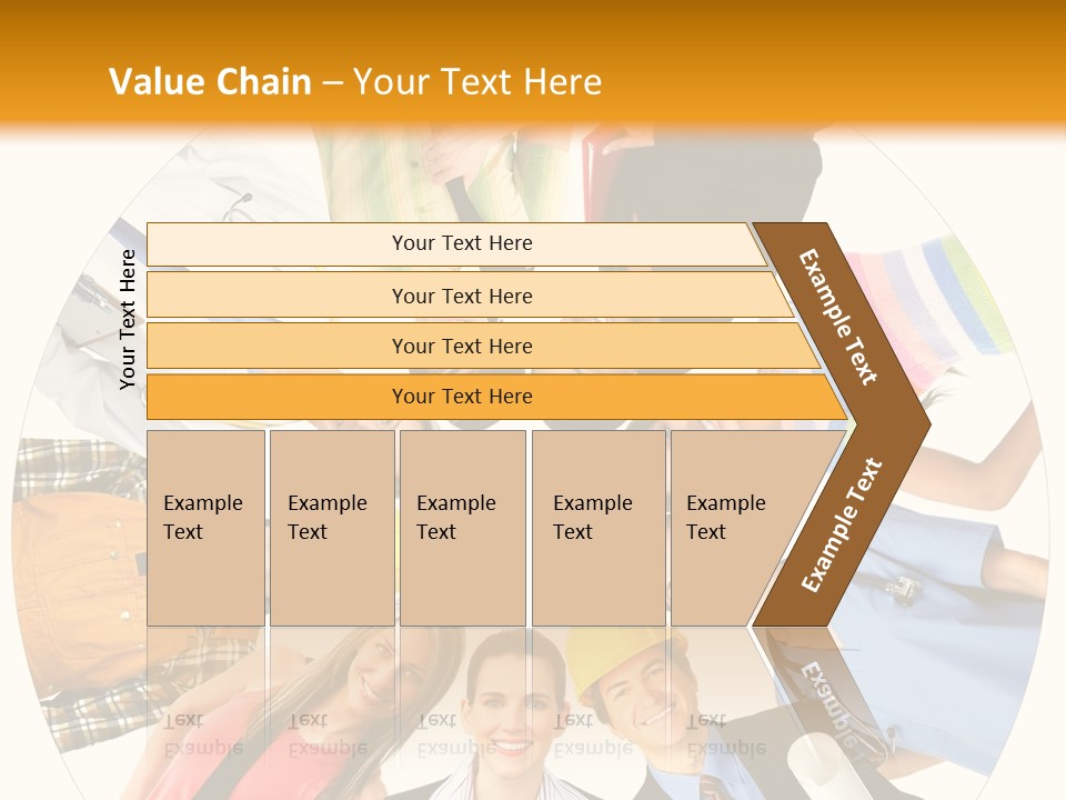 Team Meeting Throng PowerPoint Template
