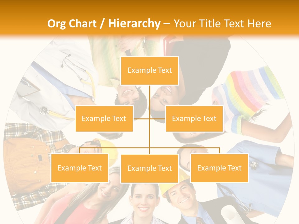 Team Meeting Throng PowerPoint Template