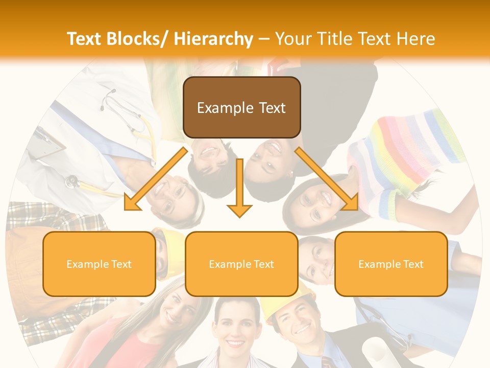 Team Meeting Throng PowerPoint Template