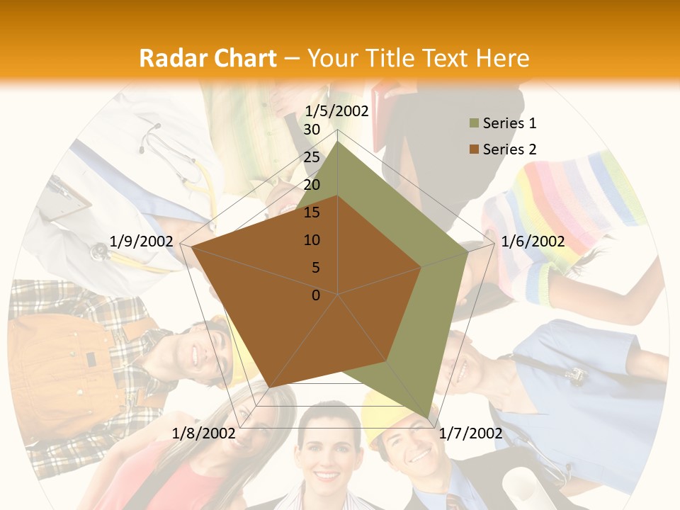 Team Meeting Throng PowerPoint Template
