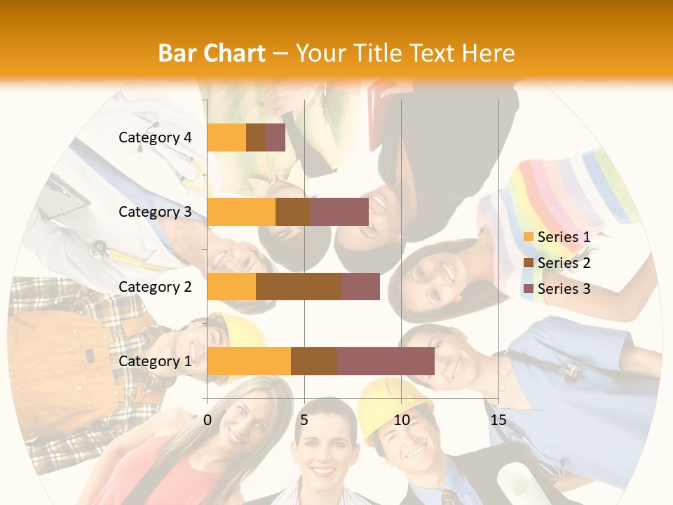 Team Meeting Throng PowerPoint Template