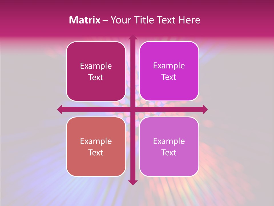 Broadband Glow Abstract PowerPoint Template