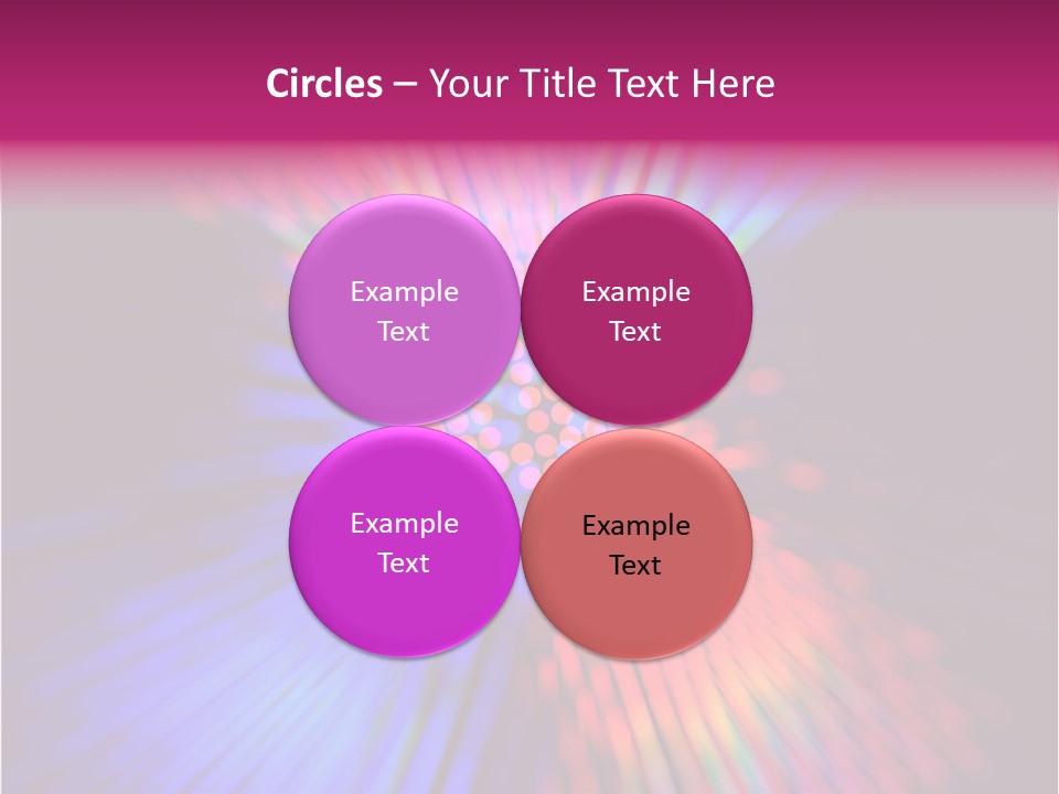 Broadband Glow Abstract PowerPoint Template