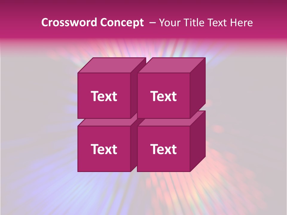 Broadband Glow Abstract PowerPoint Template