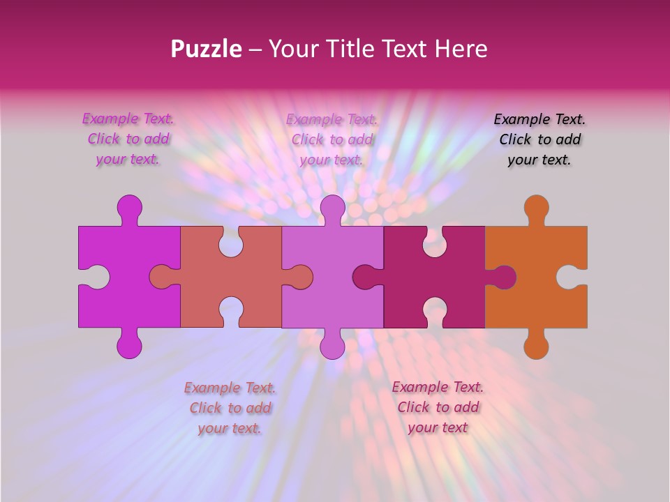 Broadband Glow Abstract PowerPoint Template