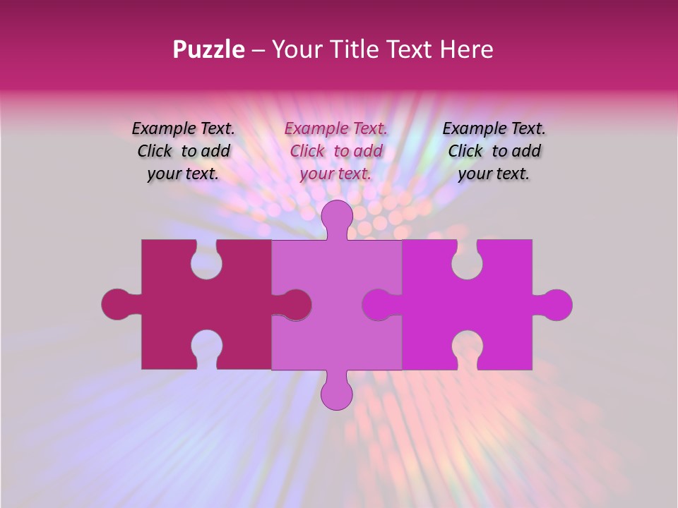 Broadband Glow Abstract PowerPoint Template