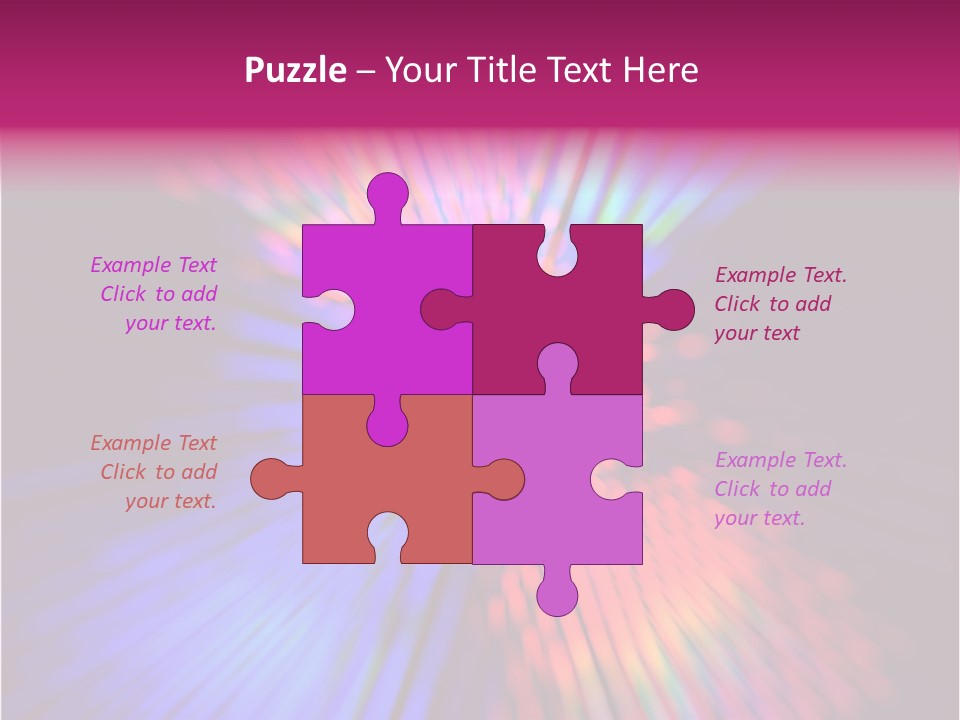 Broadband Glow Abstract PowerPoint Template