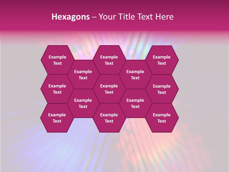 Broadband Glow Abstract PowerPoint Template