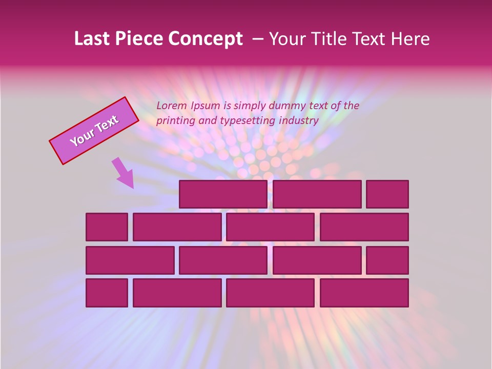 Broadband Glow Abstract PowerPoint Template