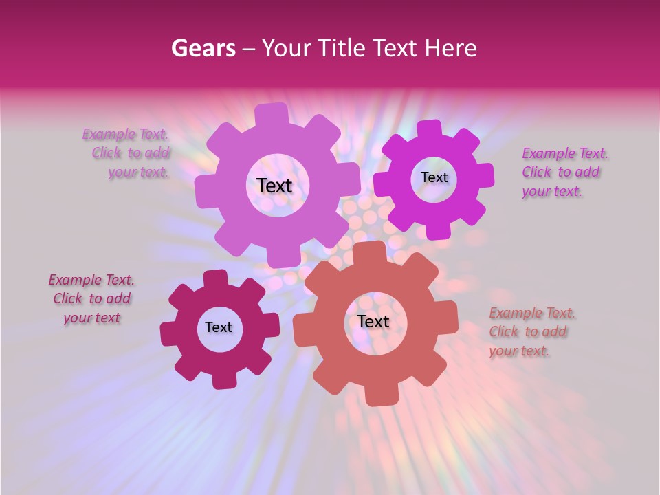 Broadband Glow Abstract PowerPoint Template