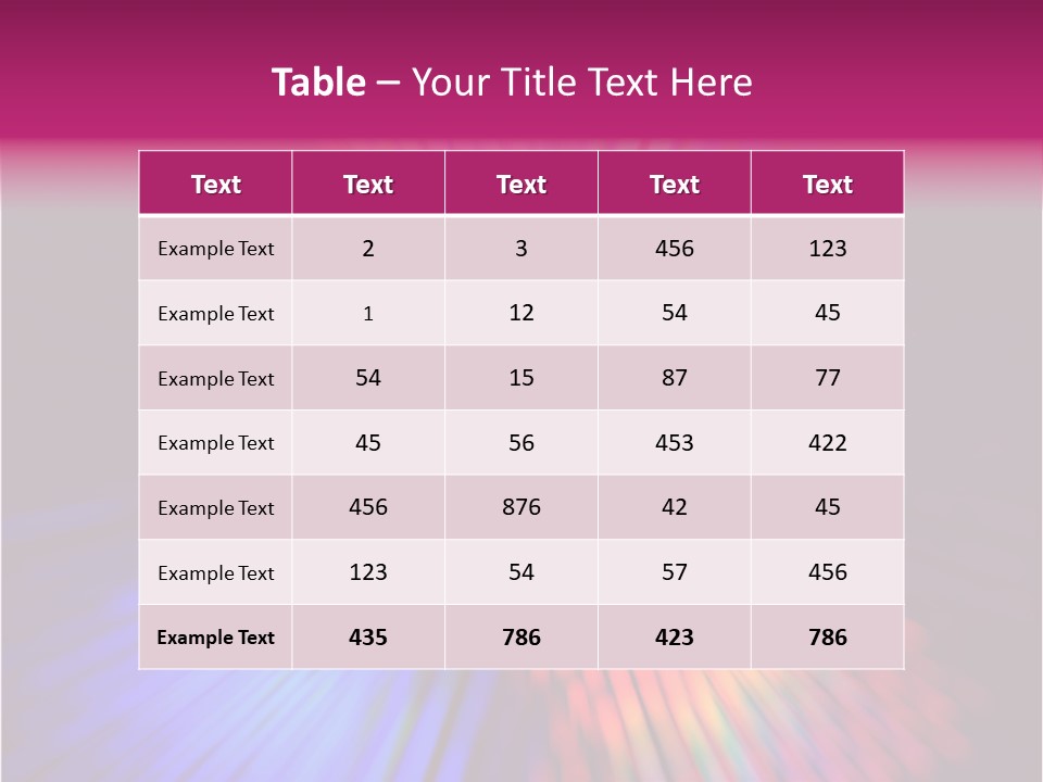 Broadband Glow Abstract PowerPoint Template