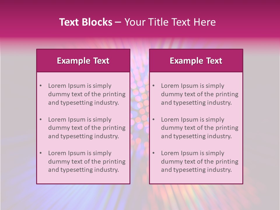 Broadband Glow Abstract PowerPoint Template