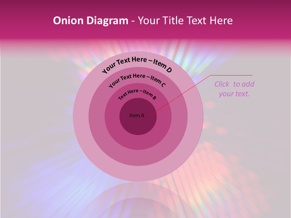 Broadband Glow Abstract PowerPoint Template