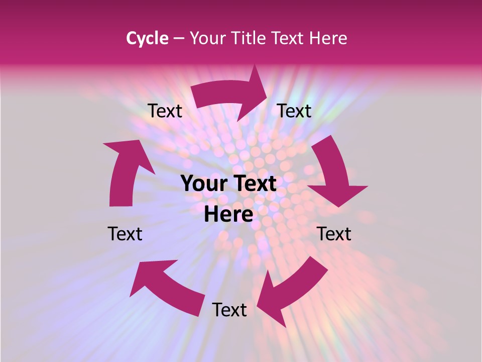 Broadband Glow Abstract PowerPoint Template