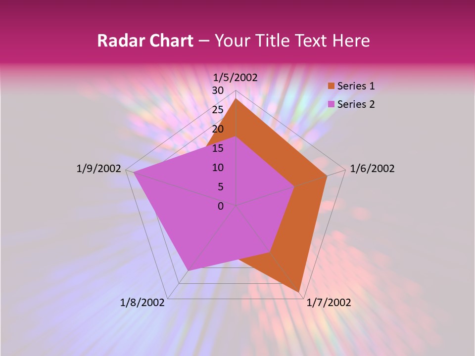 Broadband Glow Abstract PowerPoint Template