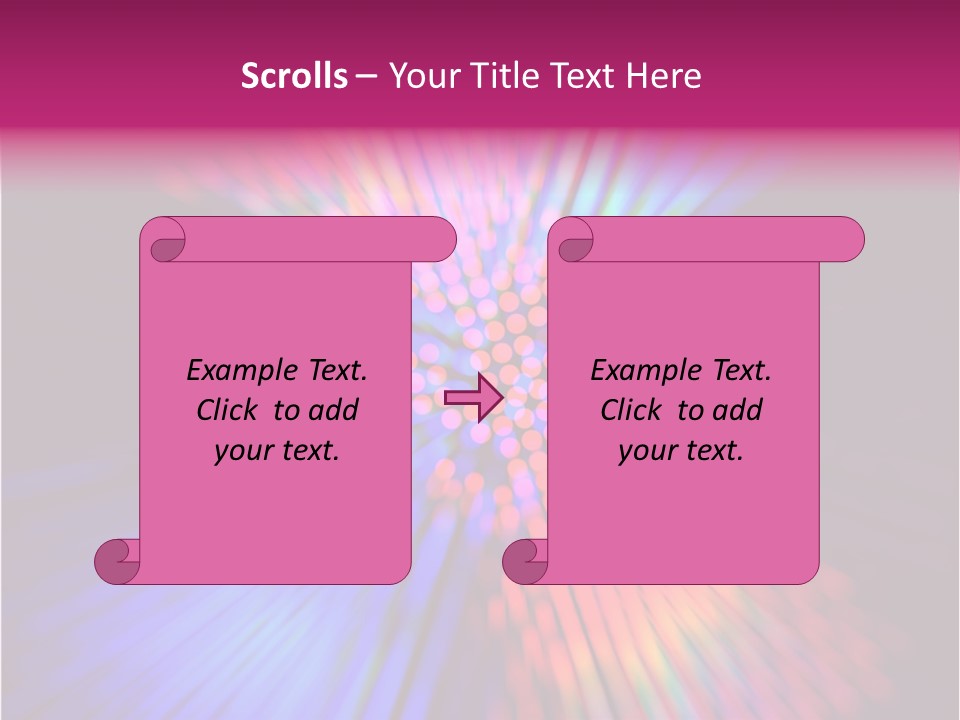 Broadband Glow Abstract PowerPoint Template