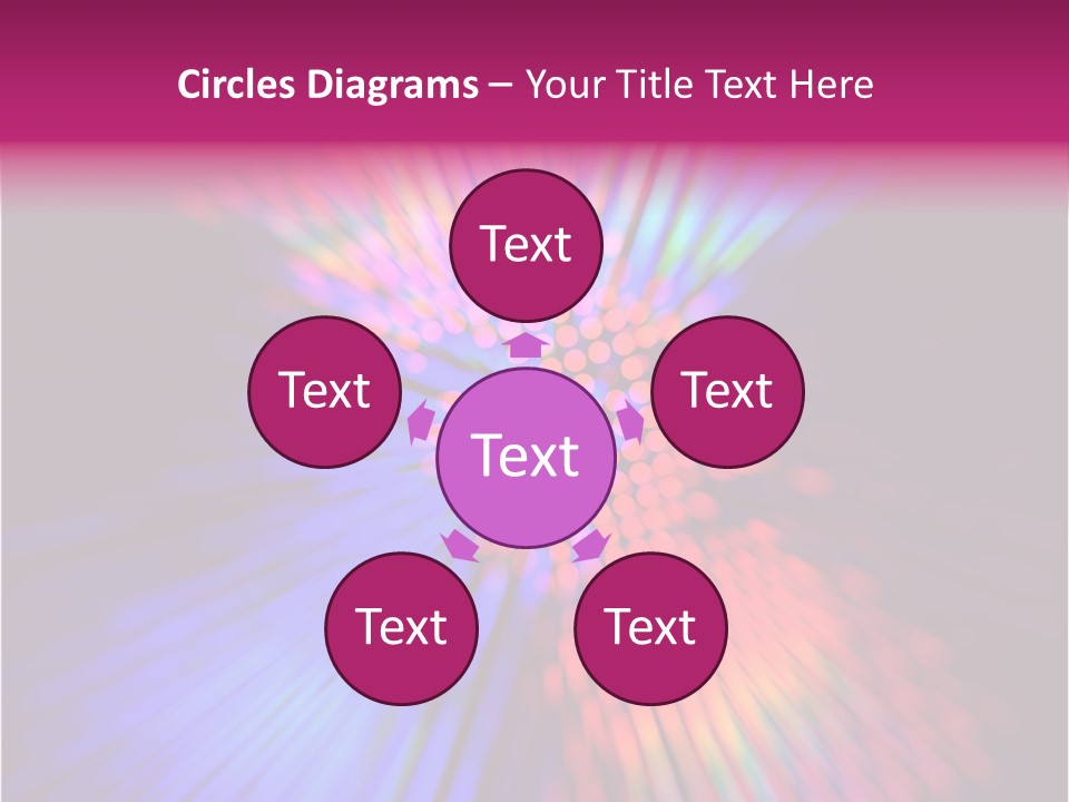 Broadband Glow Abstract PowerPoint Template