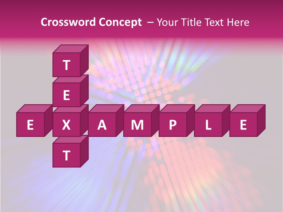 Broadband Glow Abstract PowerPoint Template