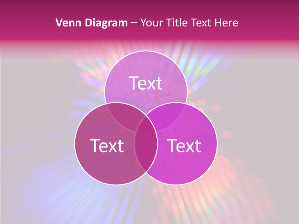 Broadband Glow Abstract PowerPoint Template