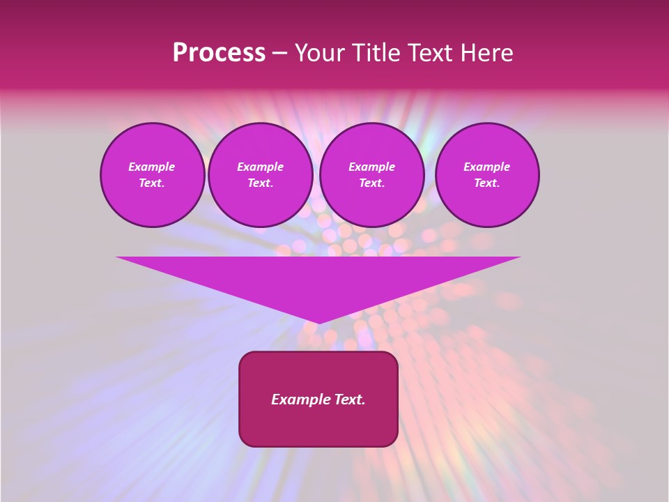 Broadband Glow Abstract PowerPoint Template