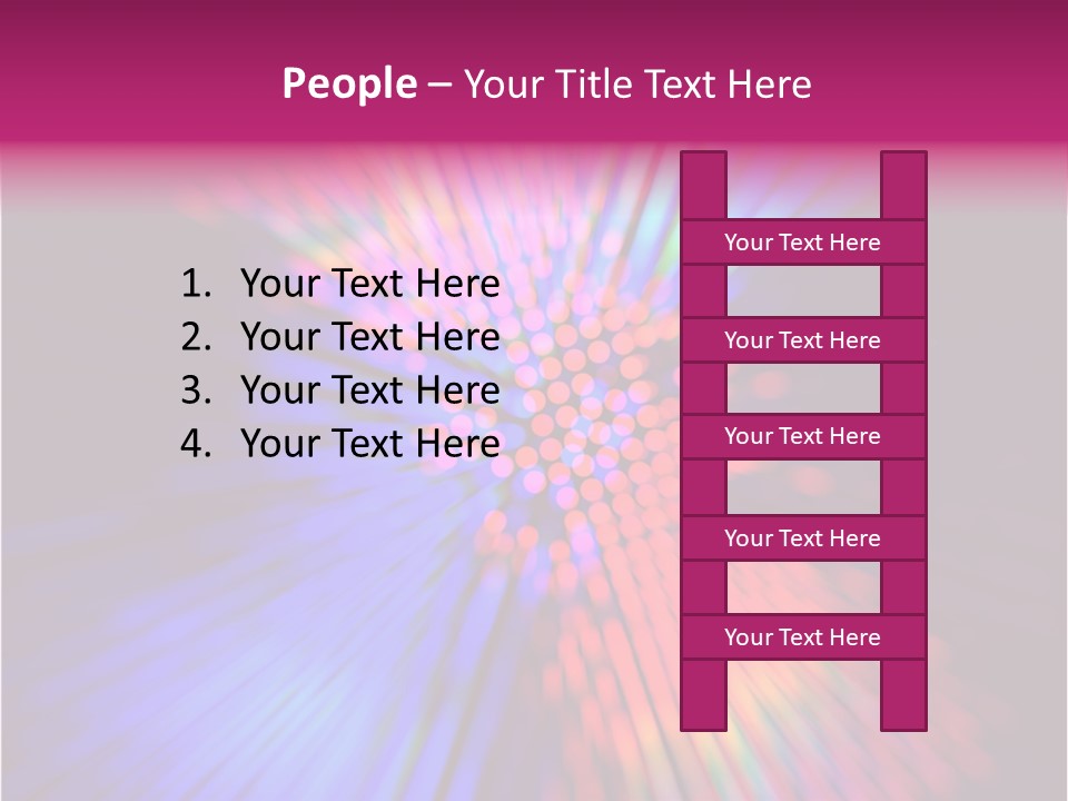 Broadband Glow Abstract PowerPoint Template