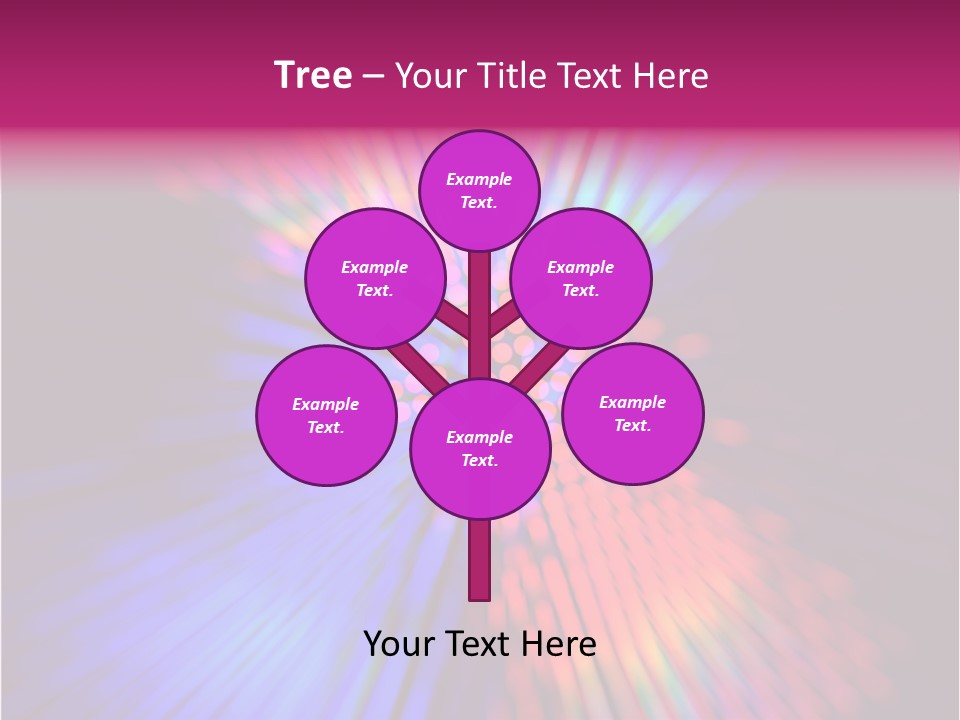 Broadband Glow Abstract PowerPoint Template