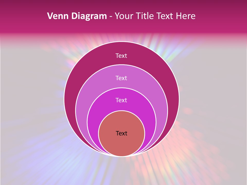 Broadband Glow Abstract PowerPoint Template