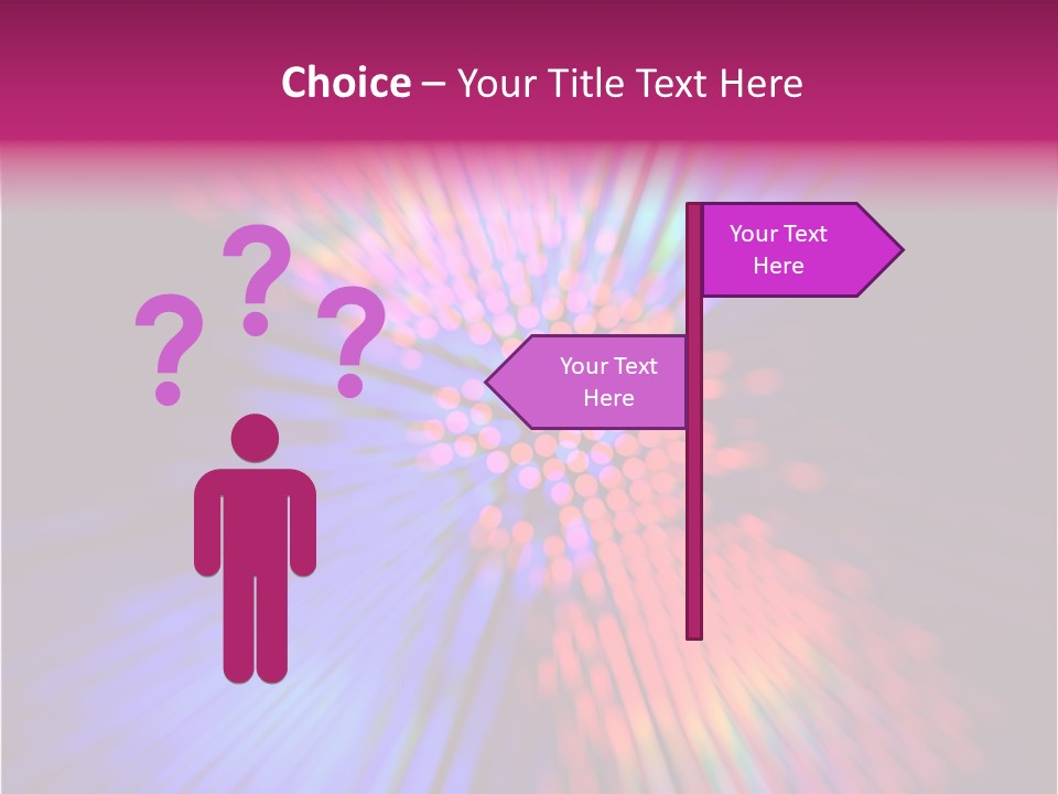 Broadband Glow Abstract PowerPoint Template