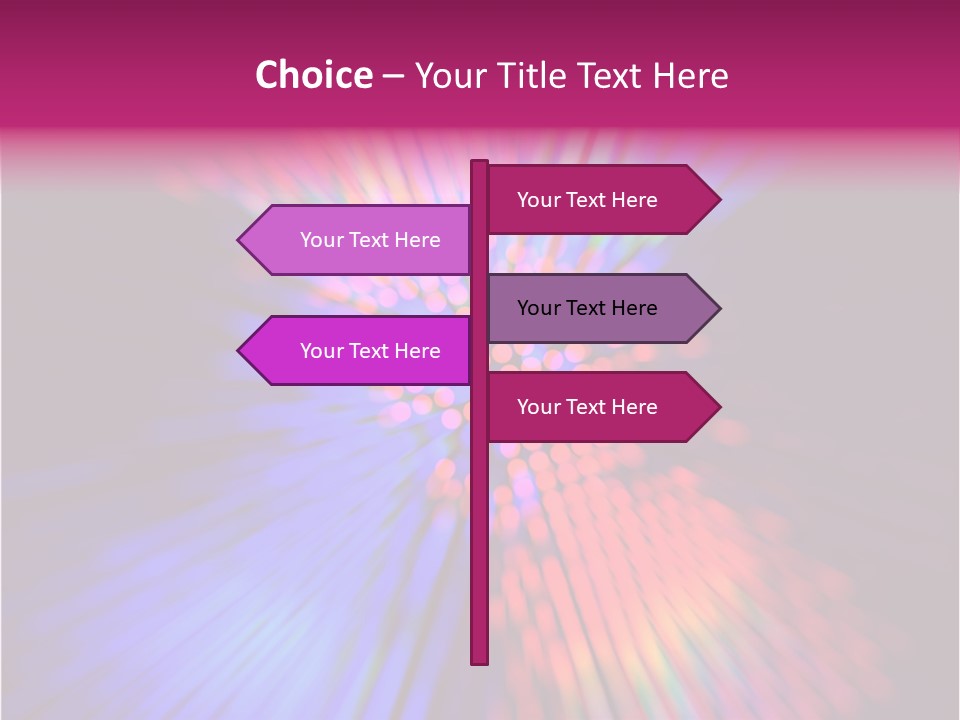 Broadband Glow Abstract PowerPoint Template