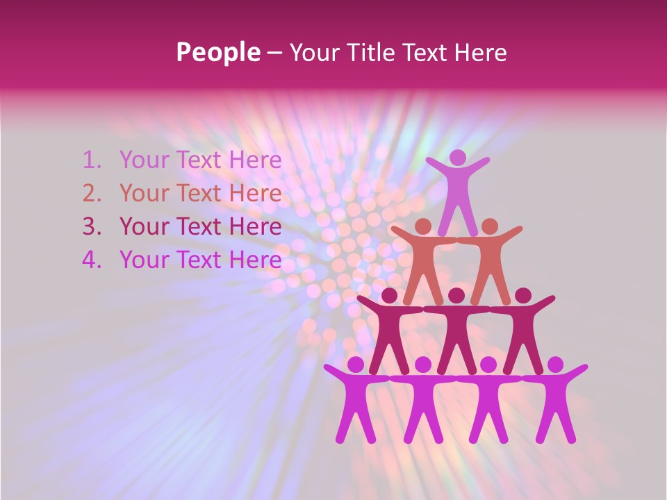 Broadband Glow Abstract PowerPoint Template