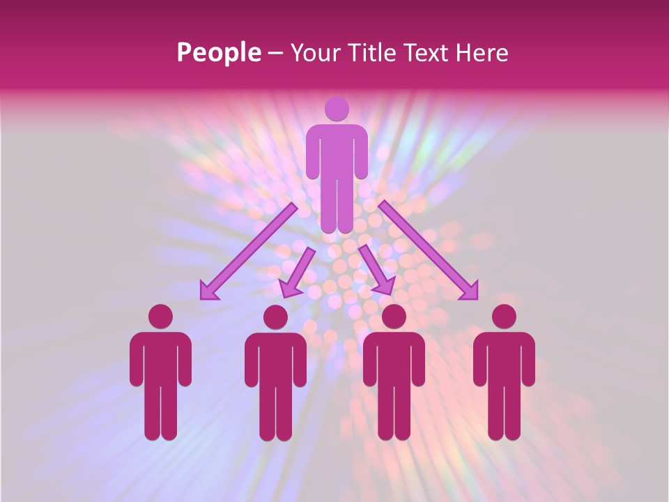 Broadband Glow Abstract PowerPoint Template