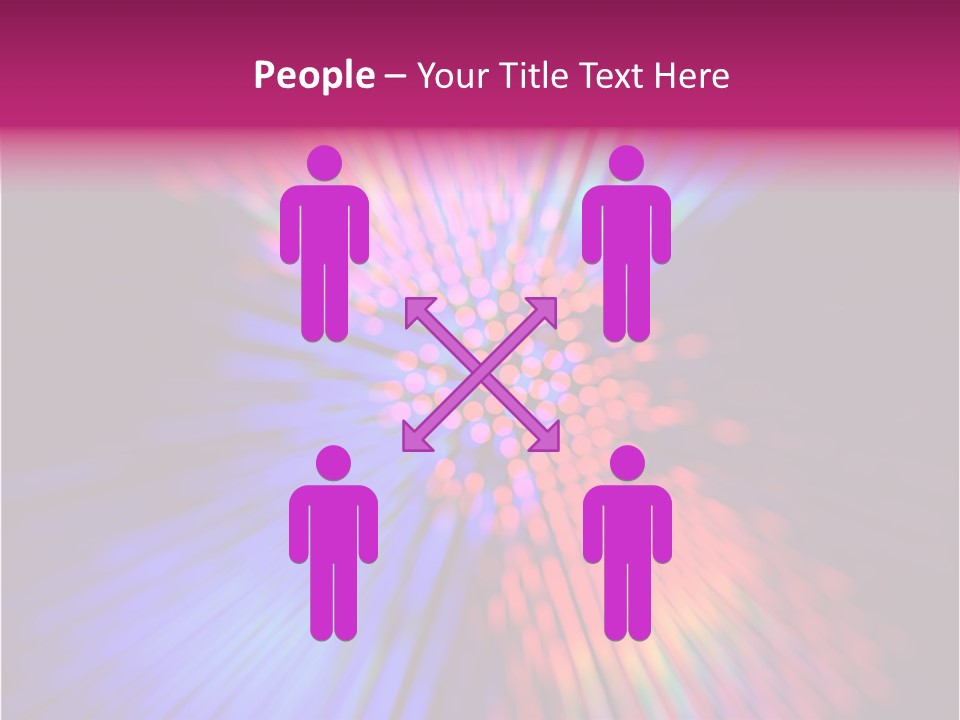 Broadband Glow Abstract PowerPoint Template